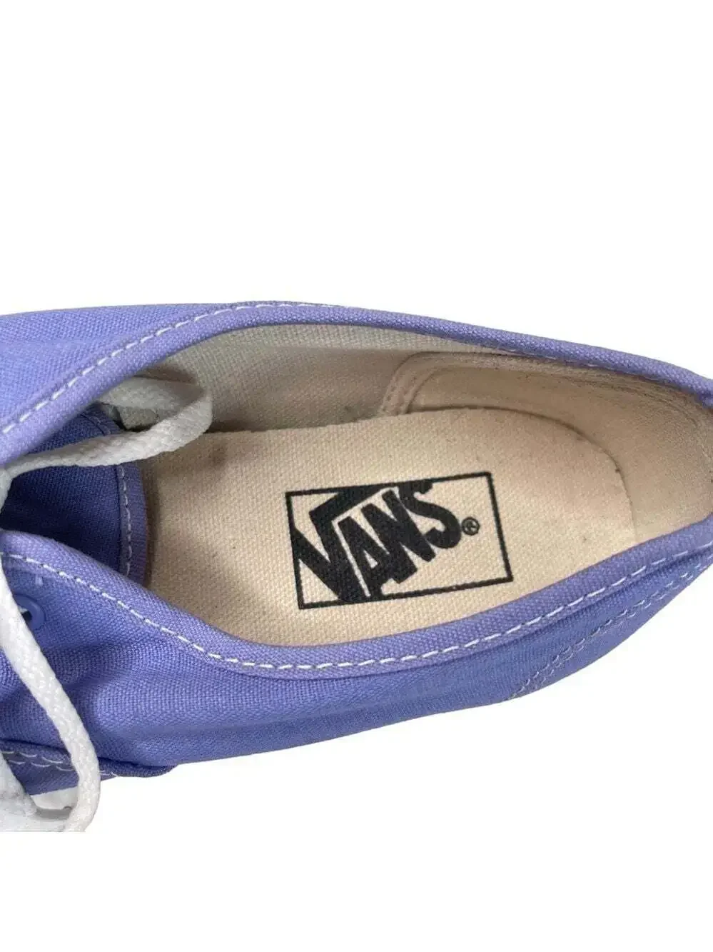 Vans Authentic Lo Pro Jacaranda True White Sneakers Womens 10 Lavender